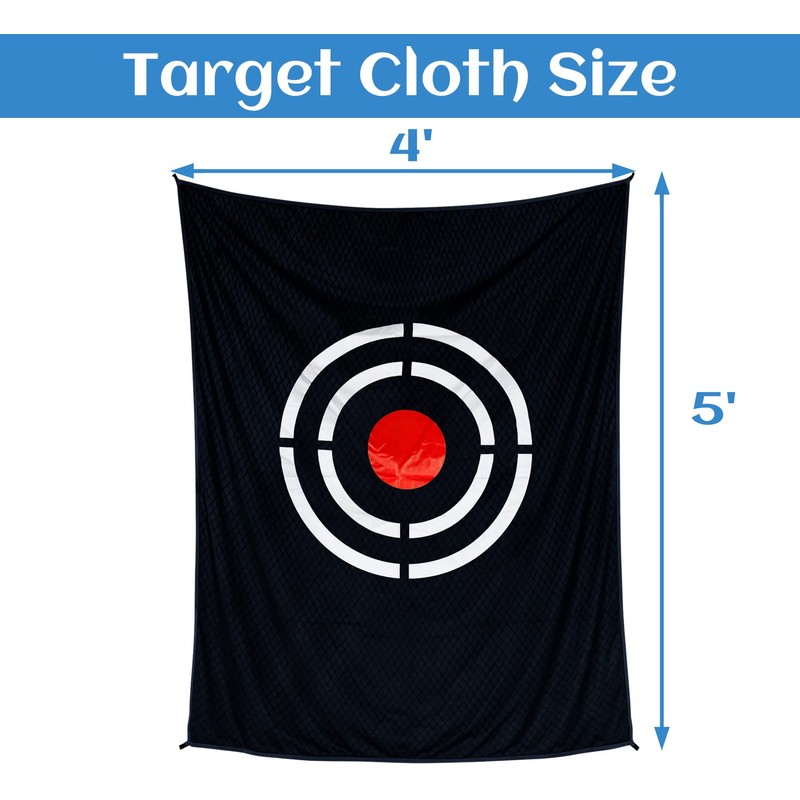 Golf Target Cloth for Net Replacement - 5X4FT Indoor/Outdoor Practice