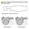 MAYASAF 3" Inlet/Outlet Universal Catalytic Converter, 14" Overall Length, w/o
