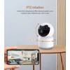Bawofu Home Security Camera, Tuya 3MP Indoor Pan-Tilt Smart Camera