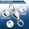 SINGMATOOLS Heavy Duty Ball Bearing Swivels High Strength Stainless Steel
