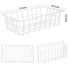 Orgneas Freezer Organizer Bins Metal Wire Storage Baskets for Upright