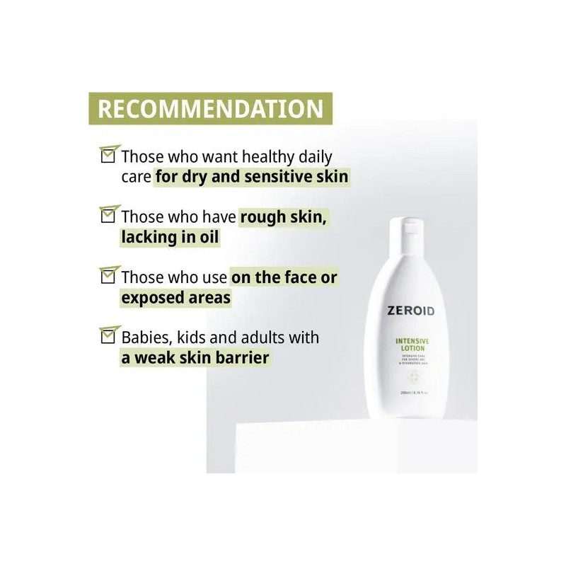 ZEROID Intensive Lotion