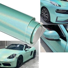 Blueshyhall PVC Vinyl Wrap Vehicle Film Laser Colorful Air Release DIY Car Body Decals for Auto Motorcycle Bike Modification Sticker 60 in x 29.5 in