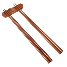 Tokunari TAE-201 Wooden Lacquered Chopsticks 23.5cm Set of 2 Pairs | Simple Japanese Fine Chopsticks (Plain)