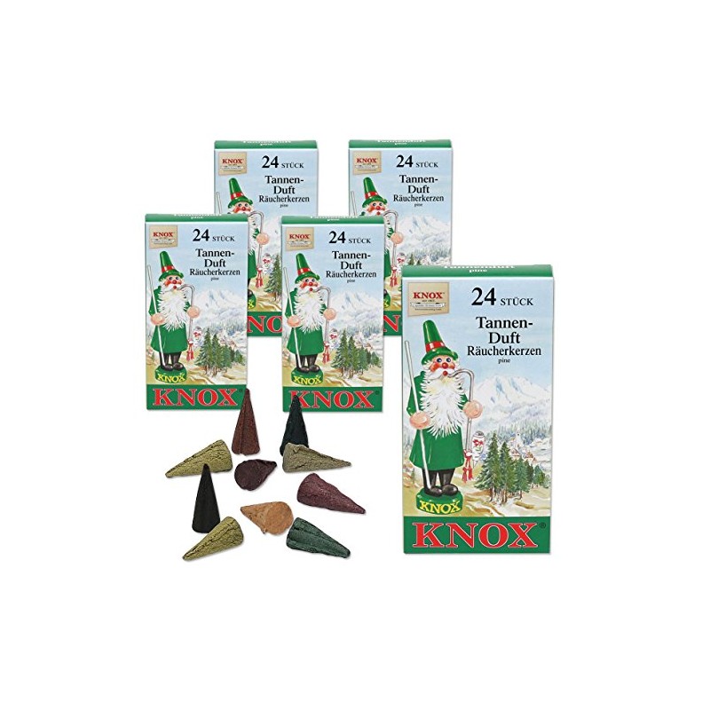 Value Pack of 5 Pack Knox Incense Cones using dropdown