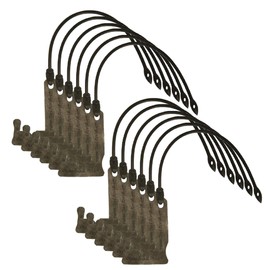 Avery Hunting GHG Keel Grabber Decoy Weights 12-Pack with Stretchee Cords – Lead J-Shaped Anchors for Waterfowl Hunting Decoys, 12 Pack of 7.5oz