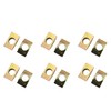 JCBIZ 12pcs M10 Half Moon Nuts Washer Spacer 27x16mm Furniture Hardware Accessories for Furniture Connect