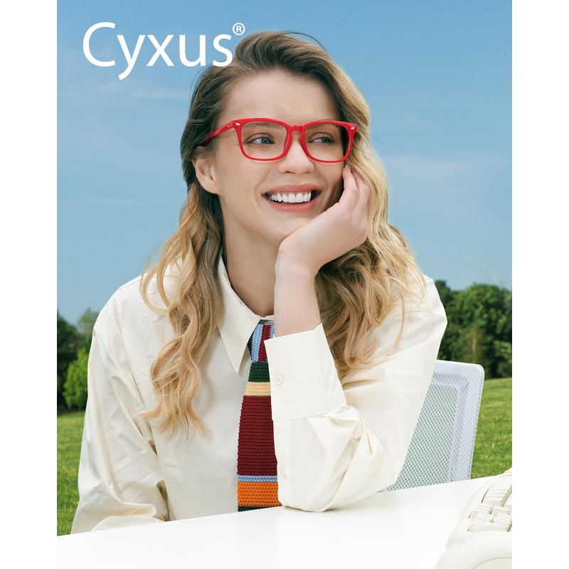 Cyxus 8082 Wellington Glasses, Date Glasses, Blue Light Reduction, UV