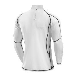 UNGOCAX Hockey Shirt with Neck Guard for Mens and Boys White