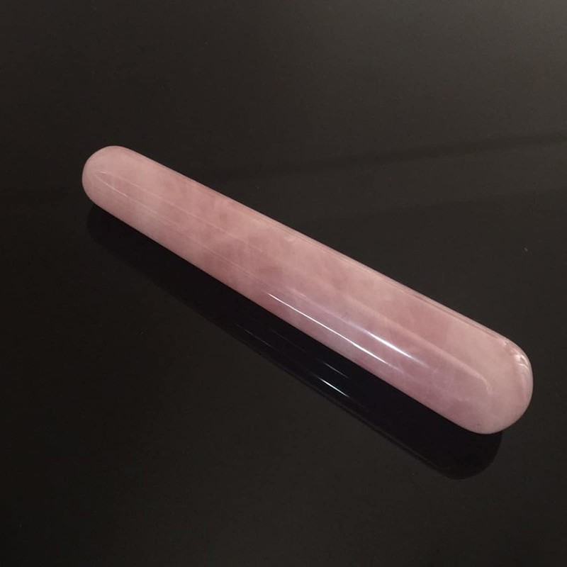 TEONEI Natural Stone Massage Wand,Crystal Massage Stick,Scraping Massage Tools,for Acupuncture