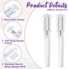 2pcs Hair Cutting Comb,Double Edge Razor with 10 Replacement Blades