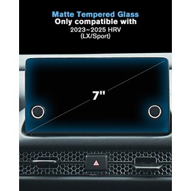 WEIPIN For Glossy Tempered Glass 2026 Honda HR-V 9 Inch Touchscreen Screen Protector - HR-V (EX-L/LX/Sport) Accessories