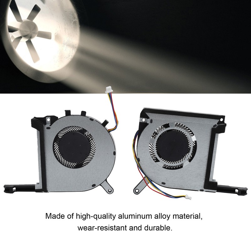 2pcs Laptop CPU GPU Cooling Fans Replacement for ASUS TUF