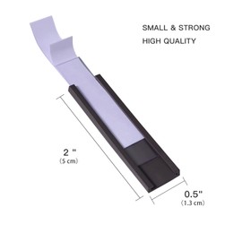 Eeoyu Magnetic Label Holders with Magnets Magnetic Data Card Holders with Clear Plastic Protectors for Metal Shelf, Whiteboard, Set of 30 (0.5 x 2 Inch)