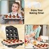 2 Pack Mini Cheesecake Pans Removable Bottom 12 Cavity Mini