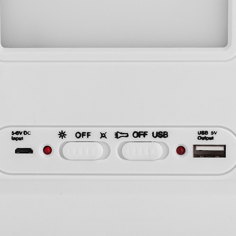 Solar Power Rechargeable Multifunctional LED Light Tent Lantern Lamp