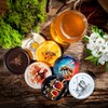 KADAX Honey Jars 900 ml Preserving Jars with Fi82 mm