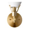 Home Decorators Collection Granville Collection Gold & White Wall Sconce