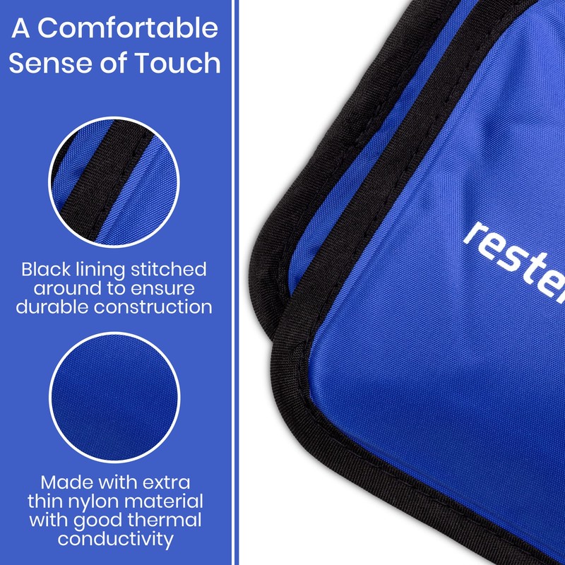 rester's choice Ice Pack for Injuries Reusable, Soft Gel Flexible