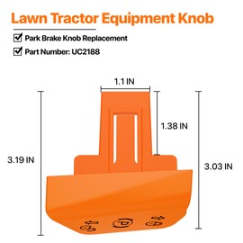SurpLee UC21883 Park Brake Knob Replacement – Compatible with John Deere S100 S110 S120 S130 S140 S160 S170 S180 S220 S240 X107 X117R X127 X147R X167 X167R Lawn Tractor Equipment Knob (1 Pack)