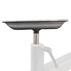 Hurricane Turning Tools, 12" Tool Rest with Hardened Steel Rod For Wood Lathe, 1" Diameter Post, 4" Post Length