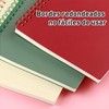 RONLADO 4 Piezas Libretas,A5 Cuaderno de Espiral de Color de