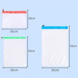 Toy Storage & Organization Mesh Bags Set of 12 Eco Friendly Washable Mesh Bags & Color Coded Drawstrings by Size S, M, L. Playroom Organization, Baby Toys, Game Pieces, Toy Sets, Bathtub Toys