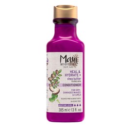 Maui Moisture, Heal & Hydrate + Shea Butter, Acondicionador, Hidrata y Repara Cabello Dañado y Maltratado, Sin Parabenos, Manteca de Karité, 385 g