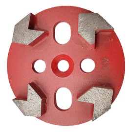 WYDDDARY Arrow-shaped Diamond Grinding Head 1PC for Concrete Cement Ground Grinding Polisher Hand-push Cement Ground Grinder