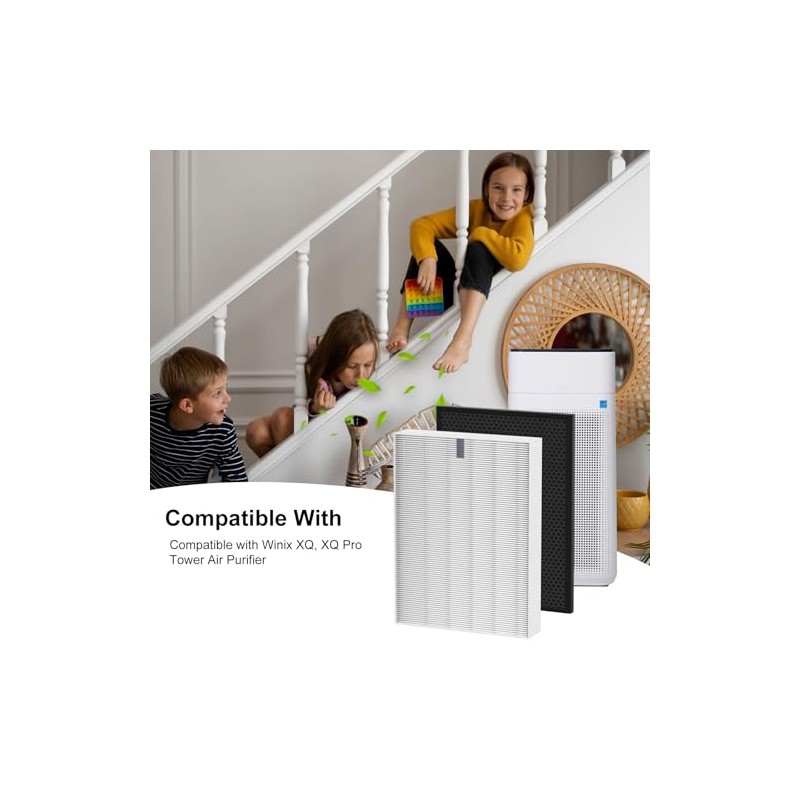 XQ True Replacement Filter X Compatible with Winix XQ, XQ
