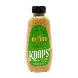 Koops' Horseradish Mustard, 12 oz. Bottle, 3-Pack