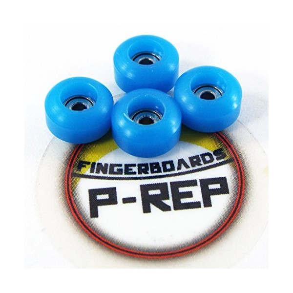 P-REP Fingerboard CNC Lathed Bearing Wheels - Sky Blue