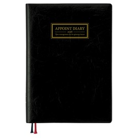 Daigo Notebook 2026, A5 Daily Planner, 4 Day Option, Black, E1168, Starts from March 2026