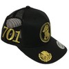 Capsnmore El Chapo Guzman Hat Black Mesh Snapback 4 Logos