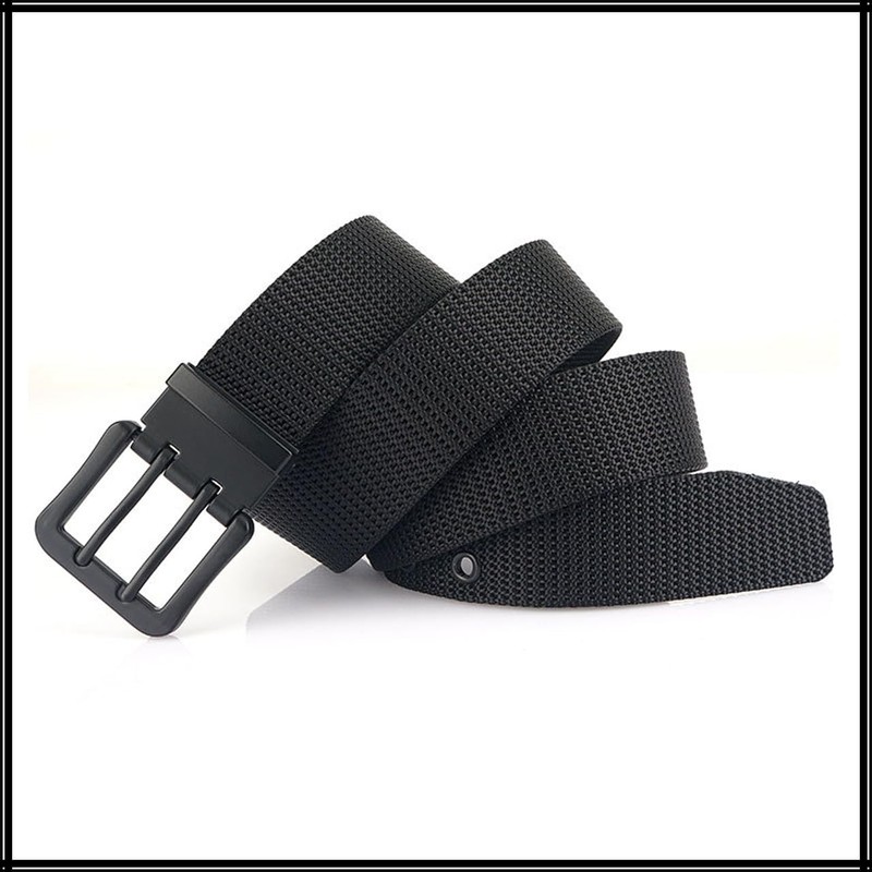 White Fang BT895 Men's Belt, Double Pin Buckle, Casual, Fashion,