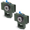 XIKE 2 Pcs UCT201-8 Bore 1/2" Pillow Block Take-Up Mounted