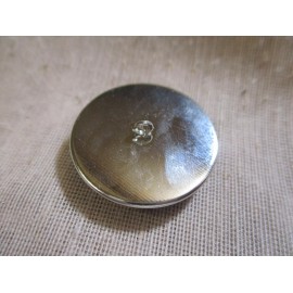 LRG GLASS DOME PIC BUTTON "JUST BEING CHILDREN" - READING TOGETHER   30mm