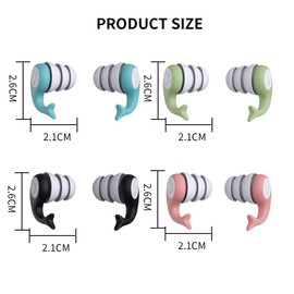 XFSRG 4 Pairs of Ear Plugs for Sleeping Ear Plugs Swimming Noise Cancelling Ear Protection 40 dB Reusable and Washable for Bathing Showers Surfing Kayaking