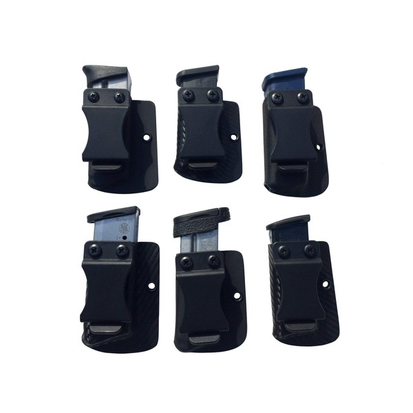 Shield XDS LC9 SIG Ruger S&W Uzi 1911 Sccy LCP Nano & More Magazine OWB IWB Kydex Holster (Black, Sig P320 sc 9/40)