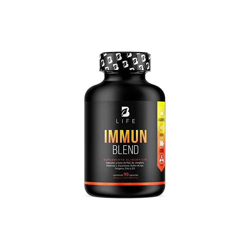 B Life Fórmula con Vitamina C, Zinc, Equinácea y Ajo