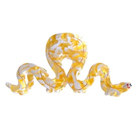 Fancy Golden Snake Hair Clip,Novelty Acetate Claw Clips,Small Hair Clips for Women,Funny Hair Clips