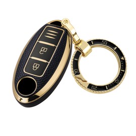 [Unhoke] Aura Key Case, Notebook, Key Cover, Intelligent Serena, Elgrand Skyline, March, Cube, Notebook, Radio, Smart Key Case, Key Holder, TPU, 3 Buttons, Stylish, Luxury, Lightweight,