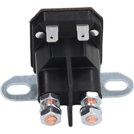 CHICIRIS Solenoide de Arranque de Cortacésped, Solenoide de Arranque de Tractor de Césped, de Relé de de Aluminio ABS Cobre DC 12 V Accesorios de Tractor de Césped para 725 04439B