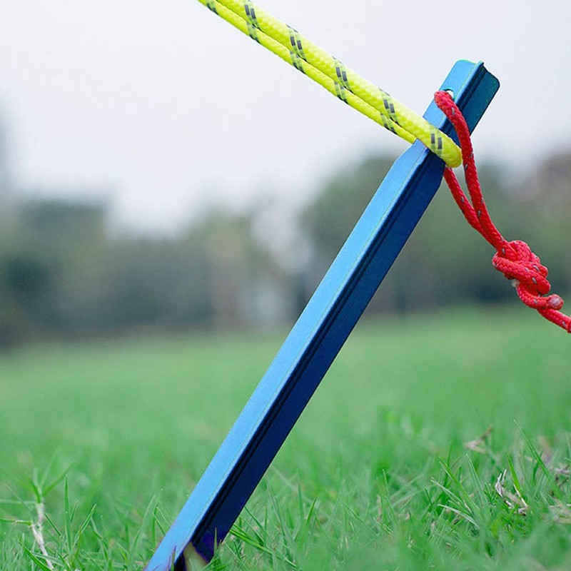 4PCS Aluminium Alloy Outdoor Lengthen Ultralight 23cm Hex Tent Stakes