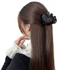 Small Hair Claw Clips for Women - Black Hair Clips