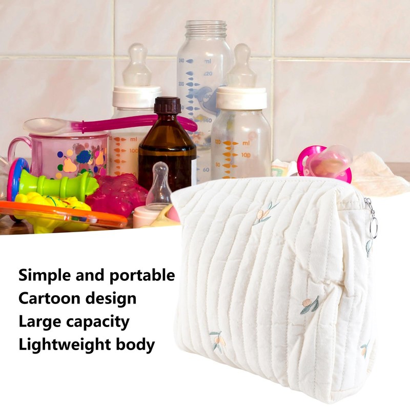 Diaper Bag, Baby Tote Bag Quilted Cotton Cute Pattern Nappy