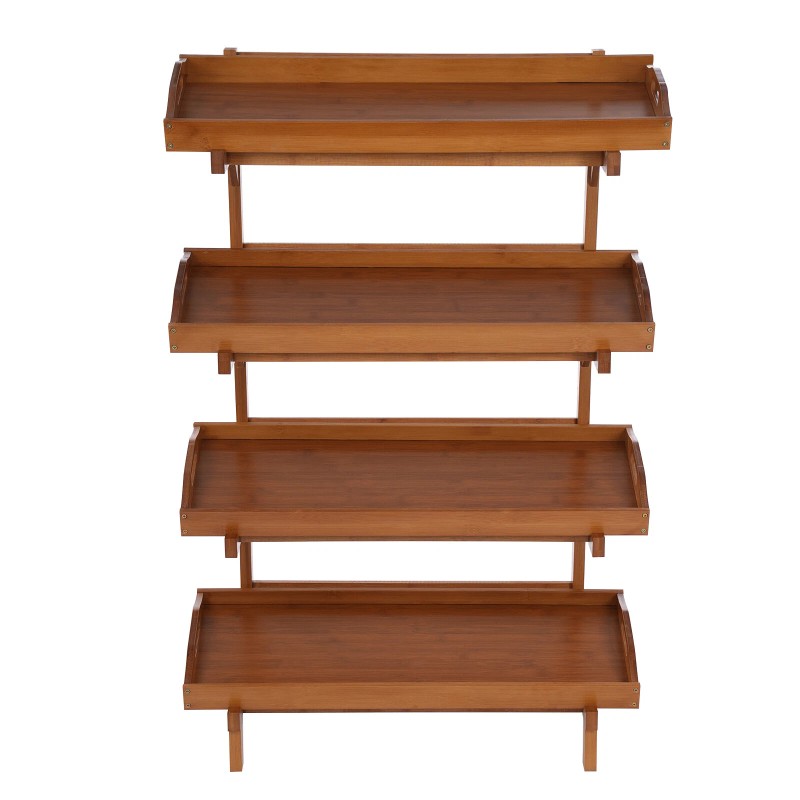 TBvechi Floor Standing Rack 4-Tier Pull-Out kitchen Fruit Vegetable Storage