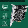 FebSmart 7-Ports Superspeed 5Gbps PCIE USB 3.0 Expansion Card for
