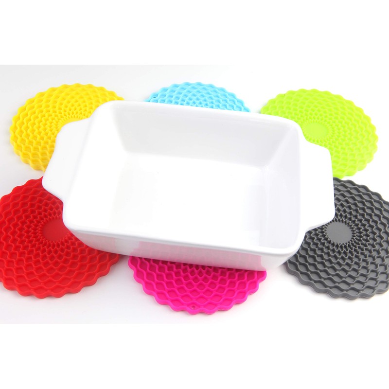 Multicoloured Drinks Coasters Set of 6 by Stone & Thyme
