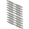 10Pcs Square Screwdriver Bits DoubleEnd Electric Magnetic Industrial Supplies 6.35mm